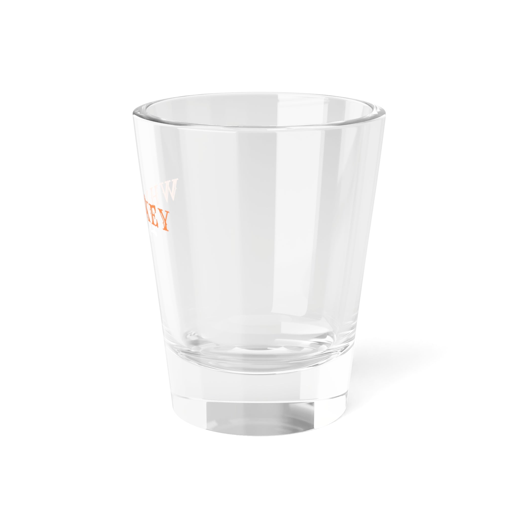 Whiskey Love Shot Glass — 1.5 oz Clear Glass