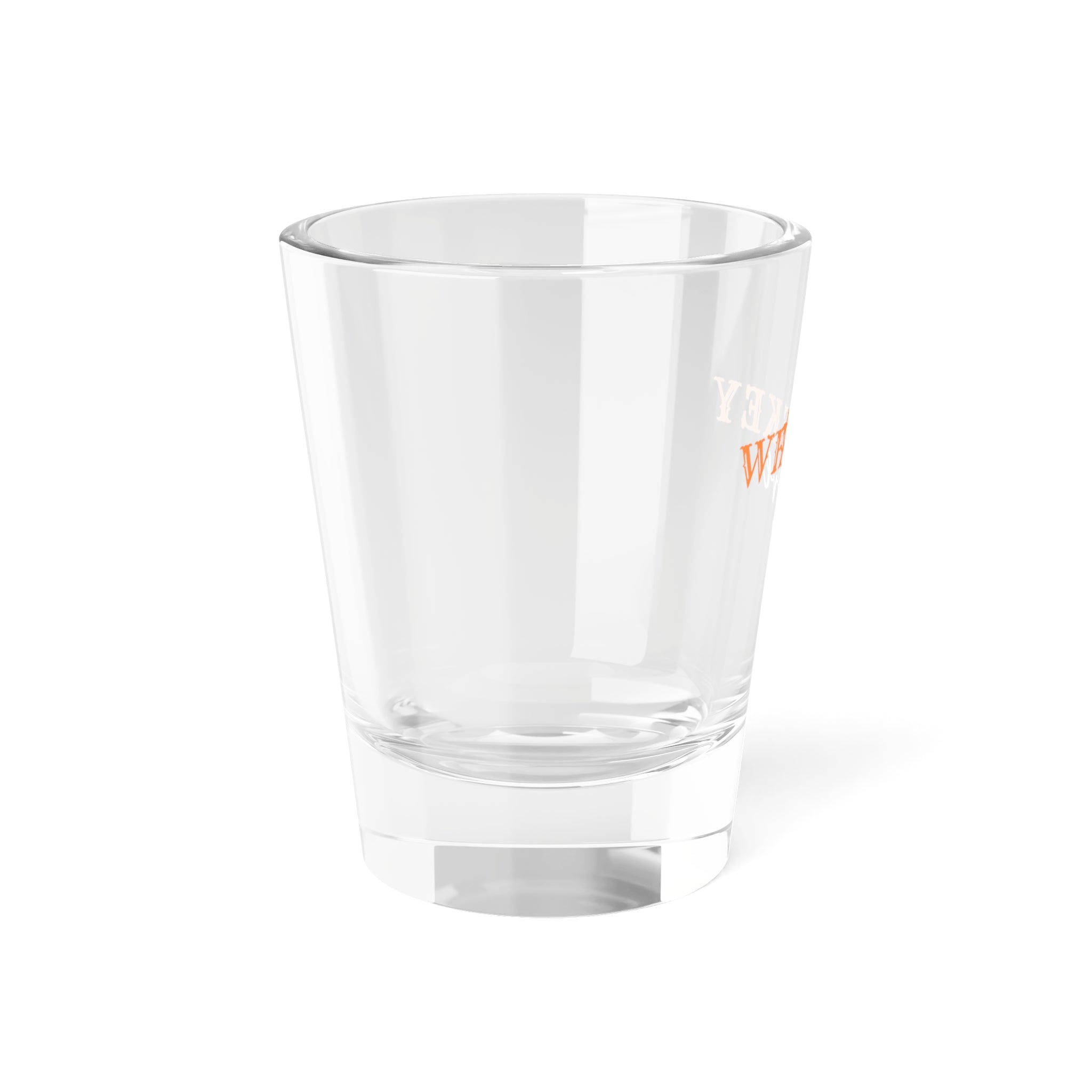Whiskey Love Shot Glass — 1.5 oz Clear Glass